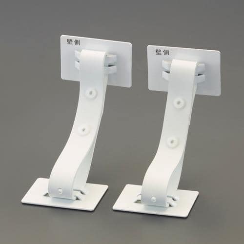 エスコ EA979D-174 75x50mm 転倒防止粘着プレート(2WAY式/2個) 1セット （ご注文単位1セット）【直送品】