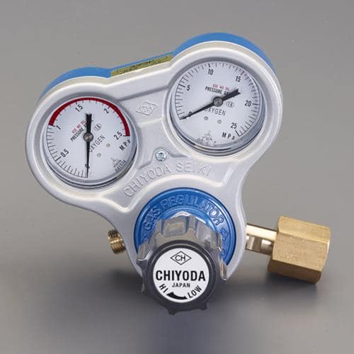 エスコ EA316A-2A 酸素調整器(関東式・雌ネジ) 1個 （ご注文単位1個）【直送品】