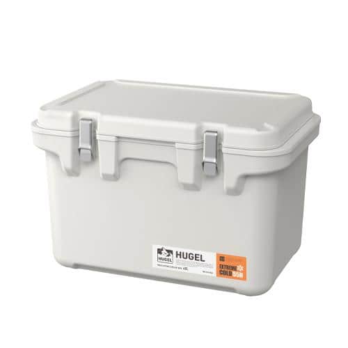 エスコ EA917AL-55 634x416x413mm/40L クーラーボックス(ホワイト) 1個 （ご注文単位1個）【直送品】