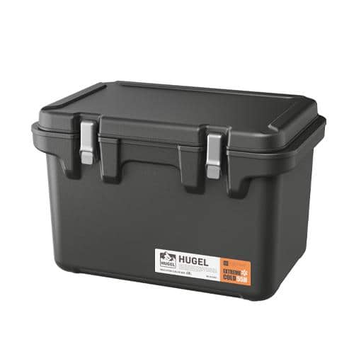 エスコ EA917AL-56 634x416x413mm/40L クーラーボックス(グレー) 1個 （ご注文単位1個）【直送品】