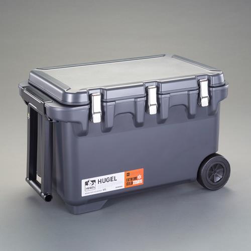 エスコ EA917AL-58 731x460x454mm/60L クーラーボックス(グレー) 1個 （ご注文単位1個）【直送品】