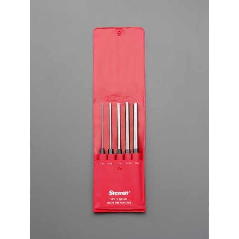 エスコ EA572CE 1/8”~3/8”/5本組ドライブピンポンチ 1個（ご注文単位1個）【直送品】