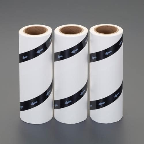 エスコ EA922B-174 160mm[普通粘着]交換用ロール(ホワイト/3巻120周 1袋 （ご注文単位1袋）【直送品】