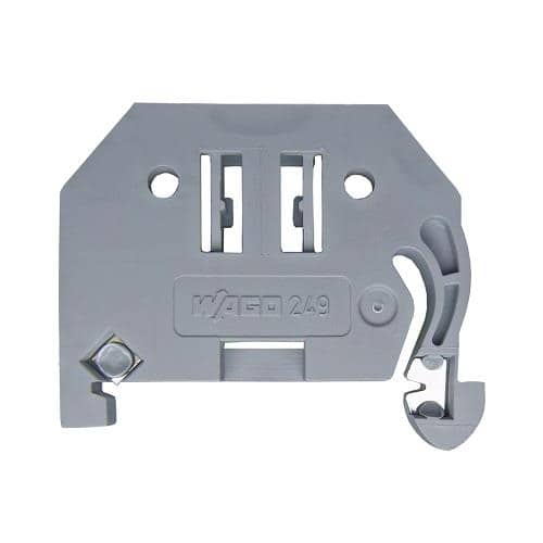 エスコ EA940DG-56 35mm幅用 DINレールストッパー(8枚) 1束 （ご注文単位1束）【直送品】