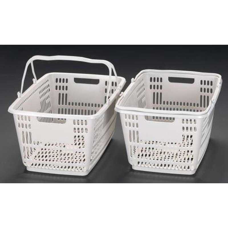 エスコ EA506AB-9A 515x360x253mm/27.6Lバスケット(2個) 1個（ご注文単位1個）【直送品】