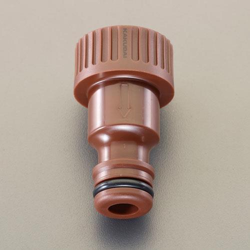 エスコ EA124LB-21A 呼13 雌ネジ口金(逆止弁付) 1個 （ご注文単位1個）【直送品】