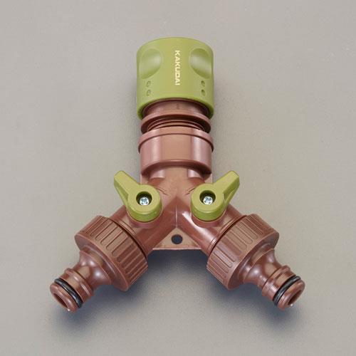 エスコ EA124LH-10B コック付分岐コネクター 1個 （ご注文単位1個）【直送品】