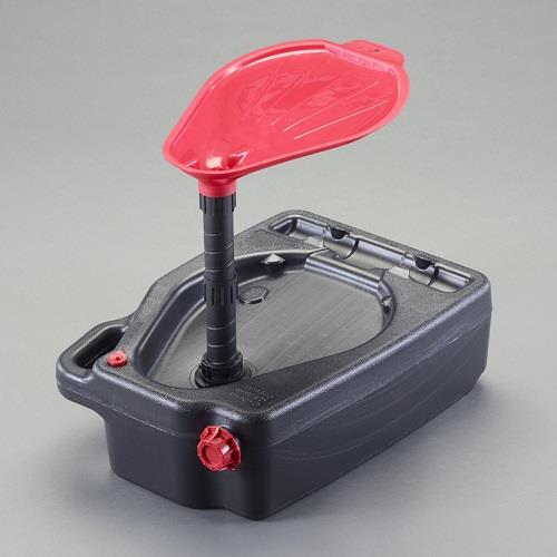 エスコ EA992DB-27 12.5L オイルドレンパン(じょうご付) 1個 （ご注文単位1個）【直送品】