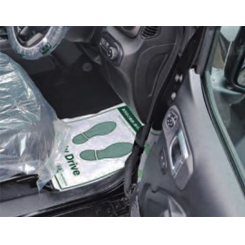 エスコ EA944KF-61 420x520mm 使い捨てフロアマット(PE/50枚) 1箱 （ご注文単位1箱）【直送品】