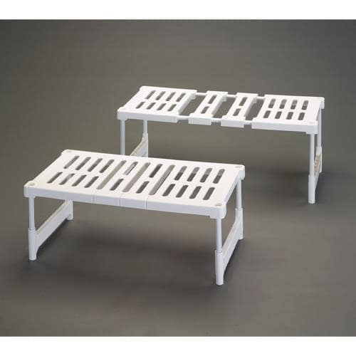 エスコ EA951FE-215 760-925x370x300/357mm 伸縮ラック(2台) 1台 （ご注文単位1台）【直送品】