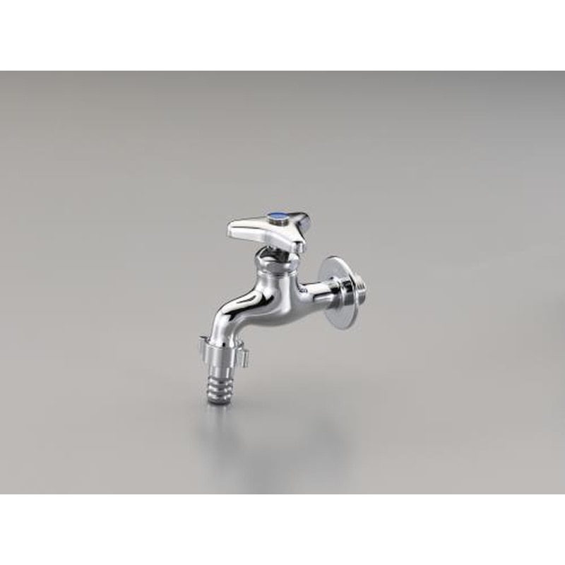 エスコ EA468CB-4 PJ1/2”ホースニップル付横水栓(寒冷地用) 1個（ご注文単位1個）【直送品】