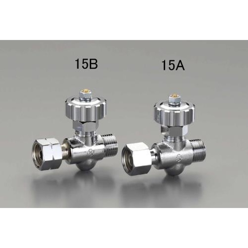 エスコ EA300-15A M16x1.5溶接器用ストップバルブ(酸素用/右ねじ 1個（ご注文単位1個）【直送品】