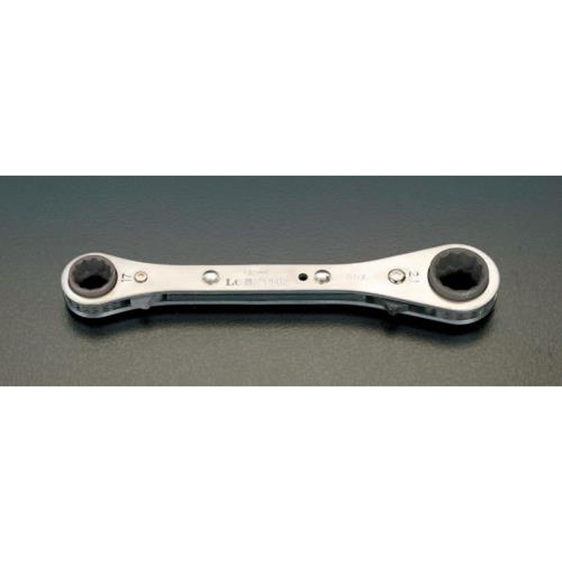 エスコ EA602DG-7 19x21-22x244サイズラチェットレンチ 1個（ご注文単位1個）【直送品】