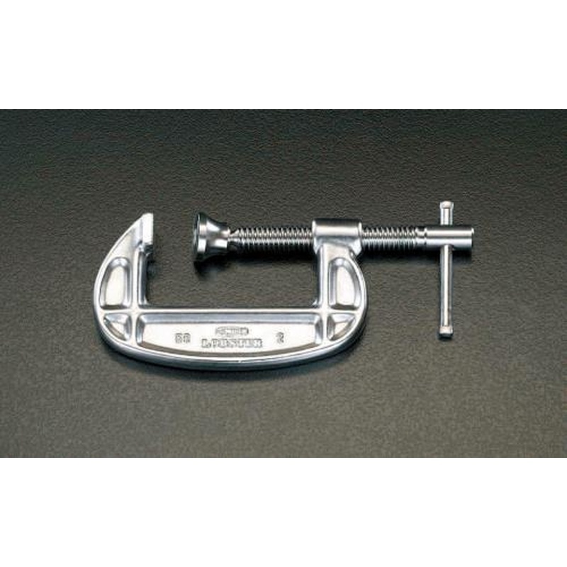 エスコ EA526SK-75 0-78mm/46mmシャコ万力(ステンレス製) 1個（ご注文単位1個）【直送品】