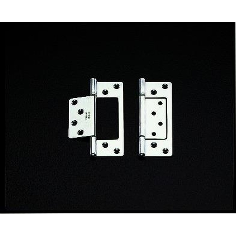 エスコ EA951BS-64 64x22mmフラッシュ丁番(ステンレス製/2枚) 1個（ご注文単位1個）【直送品】