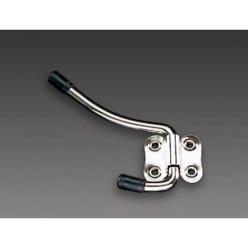 エスコ EA951DH-12 70x75mm回転2段フック(スチールニッケルメッキ) 1個(ご注文単位1個)【直送品】