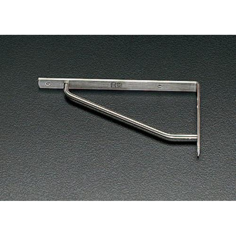 エスコ EA951EC-24 240x120x15mmアーム棚受(ステンレス製) 1個（ご注文単位1個）【直送品】