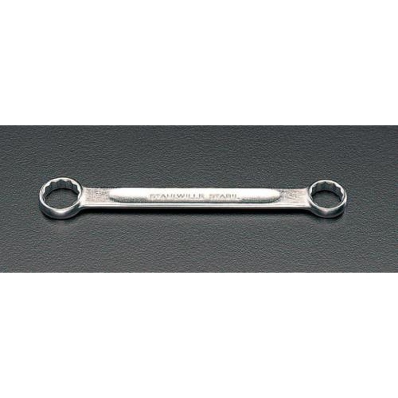 エスコ EA616GE-10A 27x32mm両口めがねレンチ(ストレート) 1個(ご注文単位1個)【直送品】