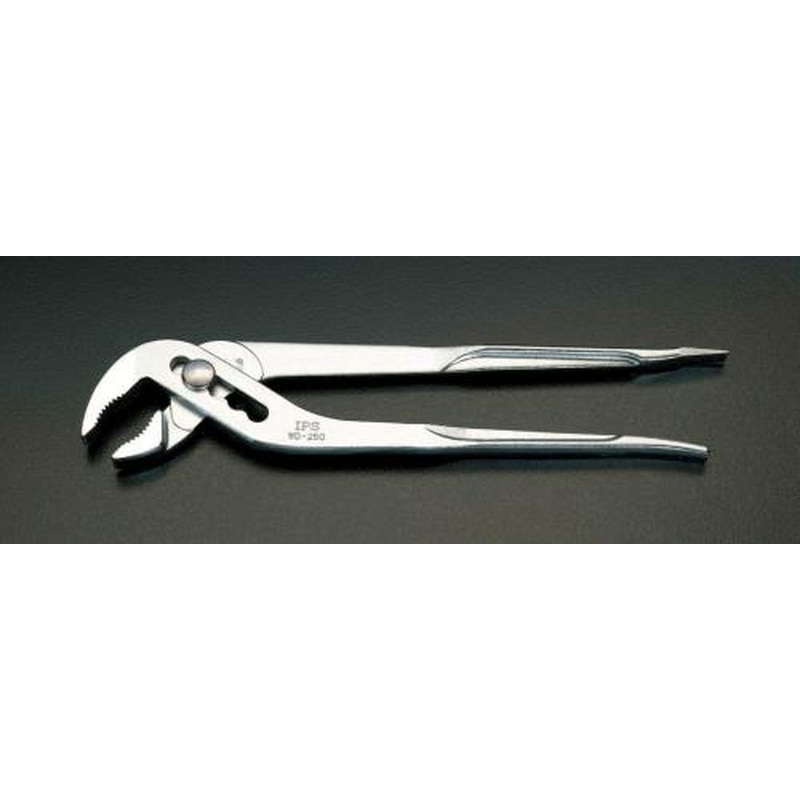 エスコ EA531D-250 47mm/250mmウォーターポンププライヤー(ドライバー付) 1個（ご注文単位1個）【直送品】