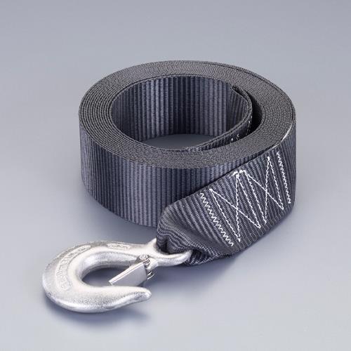 エスコ EA989SE-21 50mmx6m ハンドウィンチ用ストラップ(ステンレスフック付) 1個 （ご注文単位1個）【直送品】