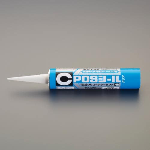 エスコ EA930AN-91 333ml シリコンシーラント(高透明型) 1本 （ご注文単位1本）【直送品】