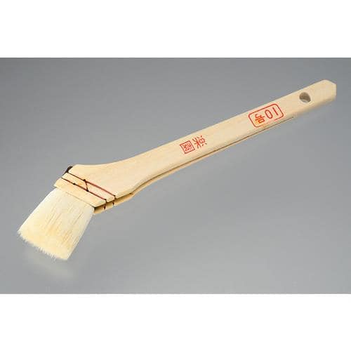 エスコ EA109LE-1A 30mm 合成樹脂塗料用薄口刷毛(山羊毛/筋違) 1本 （ご注文単位1本）【直送品】