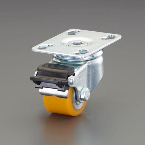 エスコ EA986HT-17 50mm キャスター(自在金具/ブレーキ付) 1個 （ご注文単位1個）【直送品】