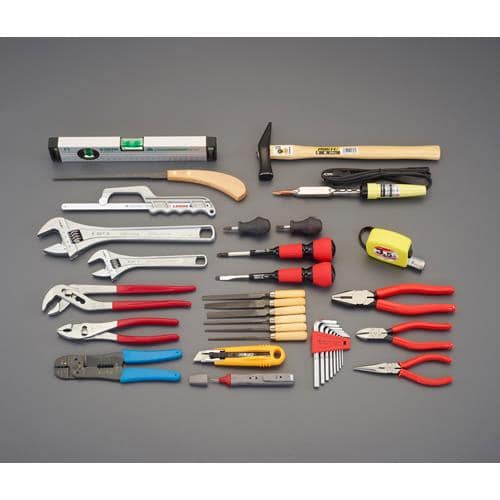 エスコ EA5D [34個組] 機械修理用工具セット 1セット （ご注文単位1セット）【直送品】