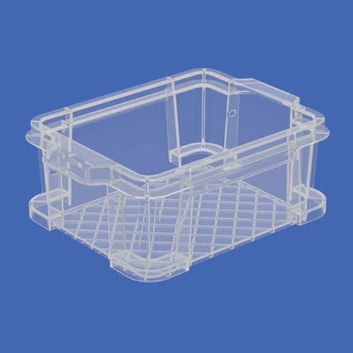 エスコ EA506LF-1 213x154x84mm/ 1.5L 収納ボックス(透明) 1個 （ご注文単位1個）【直送品】