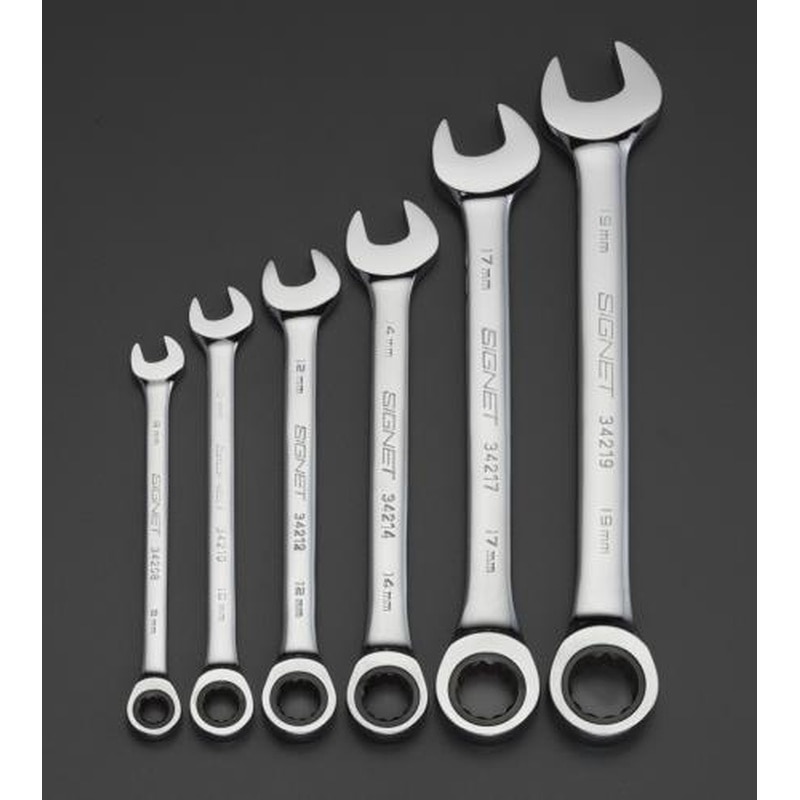 エスコ EA614DA 6本組ギヤーレンチ(ラチェット) 1個（ご注文単位1個）【直送品】