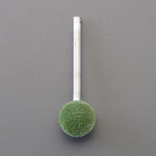 エスコ EA819AZ-61 φ 8mm/3mm軸 軸付フェルトバフ(酸化クロム) 1本 （ご注文単位1本）【直送品】