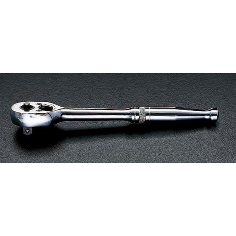 エスコ EA617DG-1 3/8”DR/202mmラチェットハンドル(ロッキング) 1個(ご注文単位1個)【直送品】