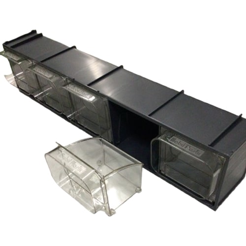 エスコ EA957AA-4 600x200x215mm/3列 マルチストール(クリスタル) 1個 （ご注文単位1個）【直送品】