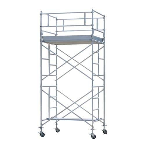 エスコ EA905PB-2 4.54m 移動式高所作業台(アルミ合金製) 1セット （ご注文単位1セット）【直送品】