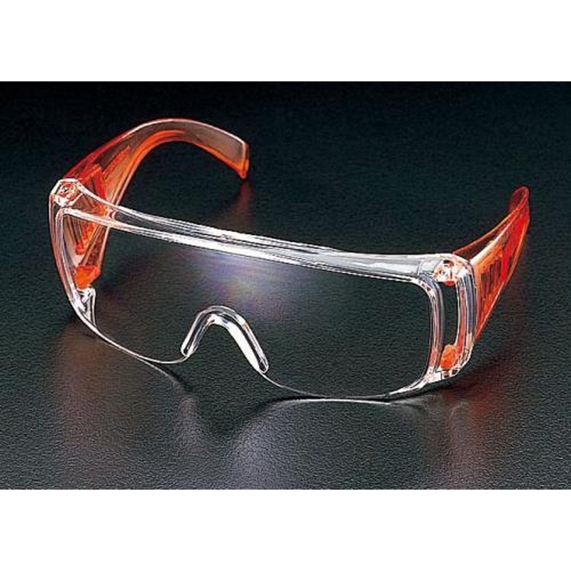 エスコ EA800AD 保護めがね(クリアー/レッド) 1個（ご注文単位1個）【直送品】