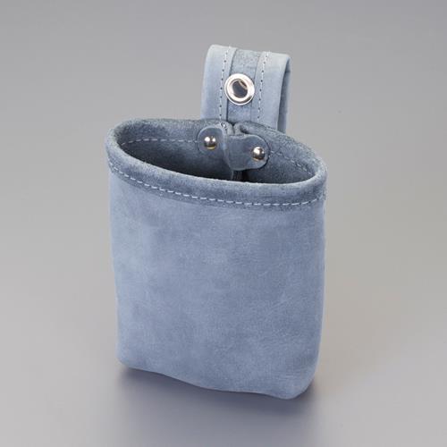 エスコ EA925CB-11 150x80x195mm 小物入れ(黒染/ヌバック革) 1個 （ご注文単位1個）【直送品】