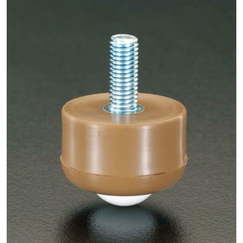 エスコ EA986S-1 42.0x34.5mmボールキャスター(プラスティック製) 1個（ご注文単位1個）【直送品】