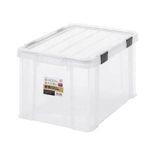 エスコ EA506LA-43CA 579x386x325mm 収納ケース(バックル付/クリア/3個) 1箱 （ご注文単位1箱）【直送品】