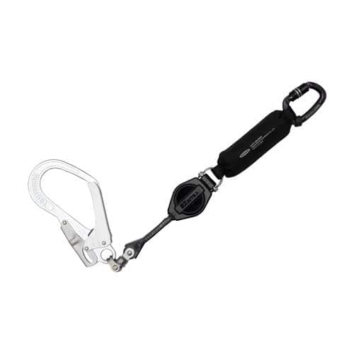 エスコ EA998FH-1 1650mm シングルランヤード(ハーネス・胴ベルト兼用/巻取) 1個 （ご注文単位1個）【直送品】