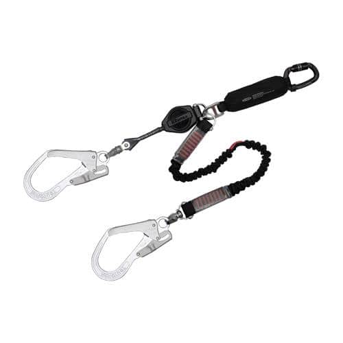 エスコ EA998FH-12 1650mm ツインランヤード(ハーネス・胴ベルト兼用/コンビ) 1個 （ご注文単位1個）【直送品】