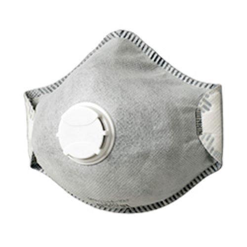 エスコ EA800MS-104 [DS2] 防塵マスク(防臭/接顔布・弁付/10枚) 1箱 （ご注文単位1箱）【直送品】