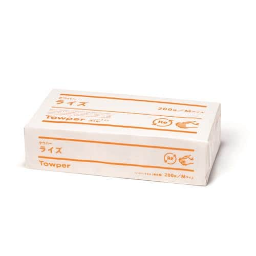 エスコ EA929AZ-21 220x230mm ハンドタオル(200枚) 1束 （ご注文単位1束）【直送品】