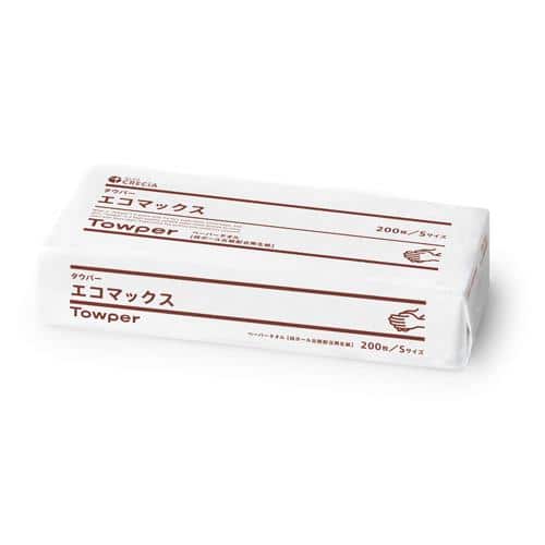 エスコ EA929AZ-2 170x220mm ハンドタオル(200枚) 1束 （ご注文単位1束）【直送品】