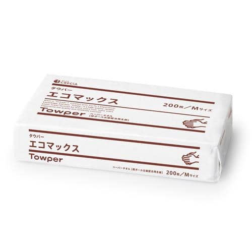 エスコ EA929AZ-22 220x230mm ハンドタオル(200枚) 1束 （ご注文単位1束）【直送品】