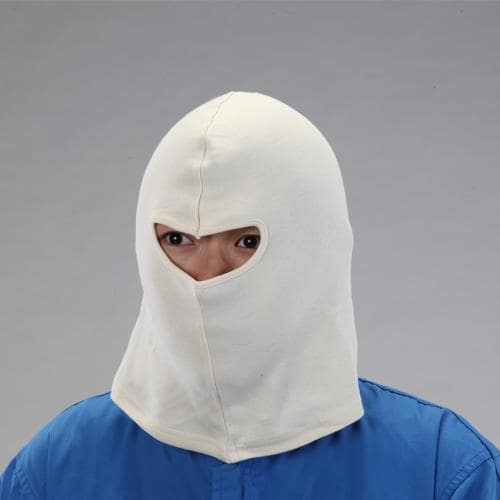 エスコ EA355AB-51 使い捨て頭巾(綿/3枚) 1袋 （ご注文単位1袋）【直送品】