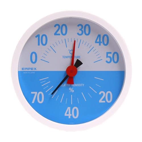 エスコ EA728G-96 φ140x29mm バス用温度・湿度計 1個 （ご注文単位1個）【直送品】