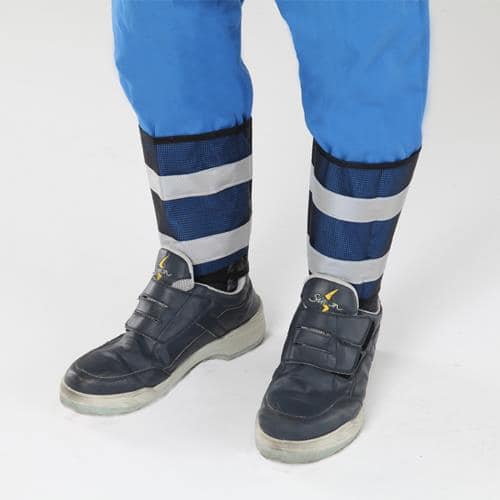 エスコ EA355KK-41 [L] 脚絆(マジック式/反射テープ付) 1組 （ご注文単位1組）【直送品】