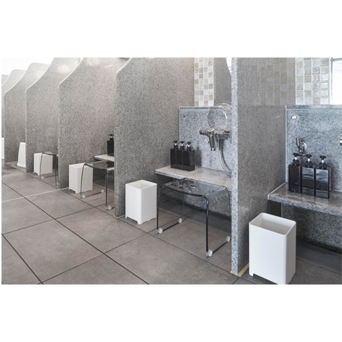 エスコ EA638LF-106 163x163x230mm バスルーム用ごみ箱 1個 (ご注文単位1個)【直送品】