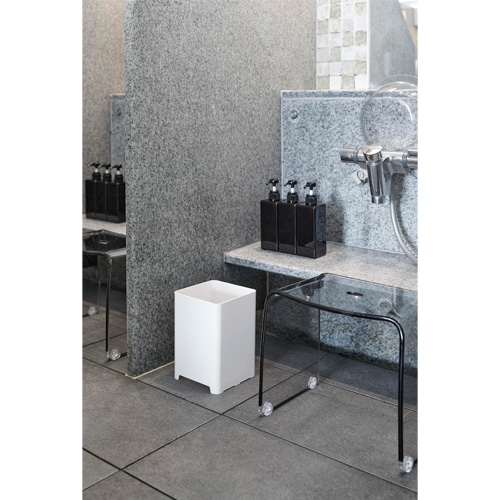 エスコ EA638LF-106 163x163x230mm バスルーム用ごみ箱 1個 (ご注文単位1個)【直送品】