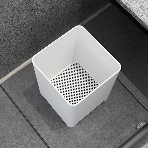 エスコ EA638LF-106 163x163x230mm バスルーム用ごみ箱 1個 (ご注文単位1個)【直送品】